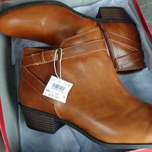 Brown boots by american eagle for payless